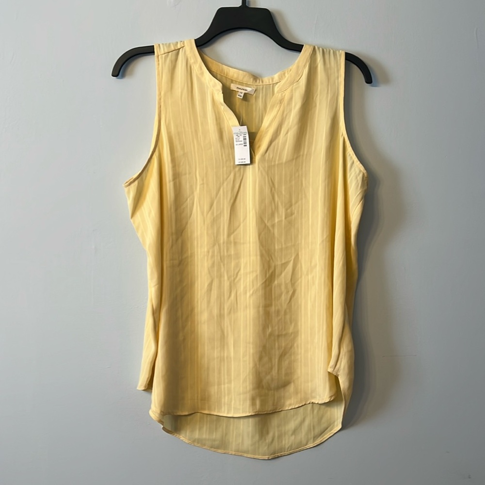 NWT Buttery Yellow Blouse